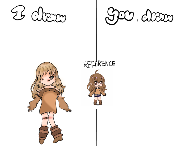 I draw you draw #1 [Gacha Club]