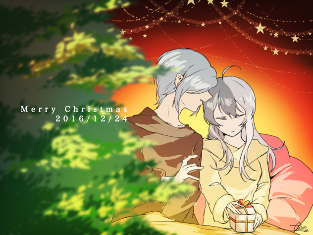 天体擬人化でクリスマス