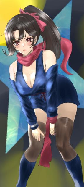 ゲッコウガ擬人化♀リメイク
