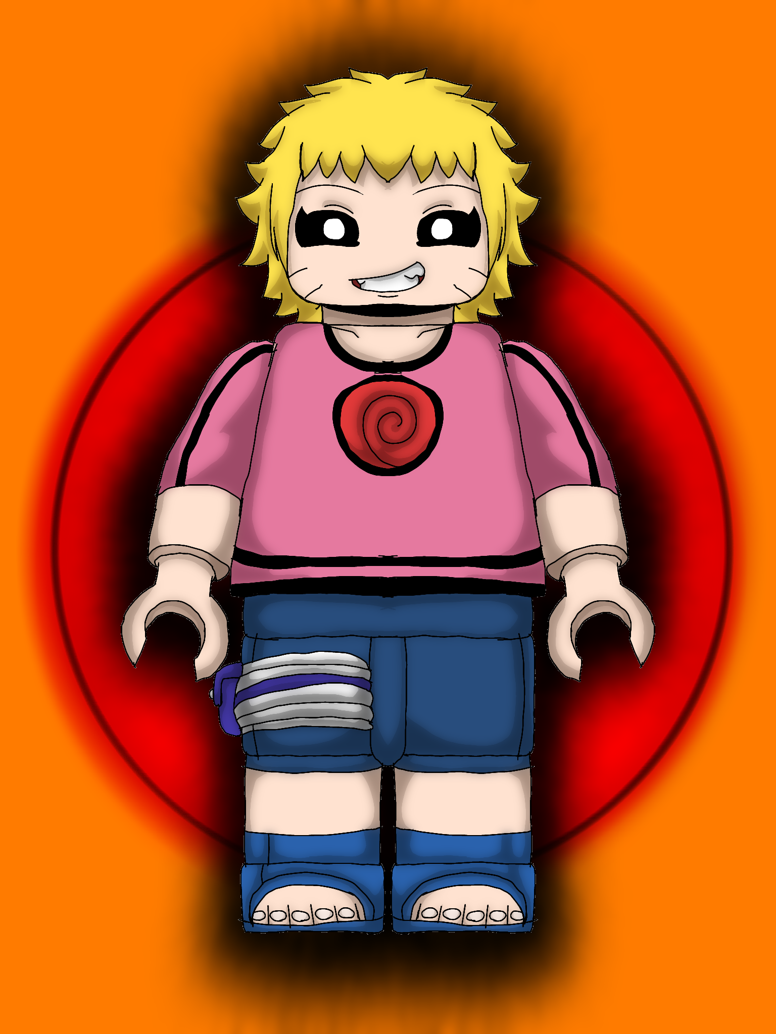 Himawari Uzumaki - (Lego + redesign) - ibisPaint