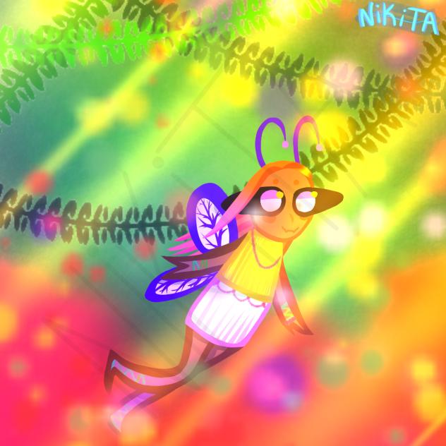 A Fairy in the Garden