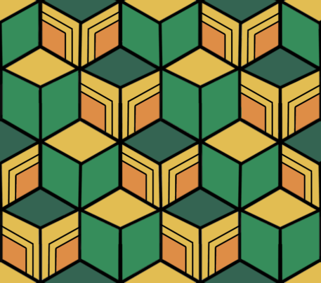 富岡さんの服の柄 Ibispaint