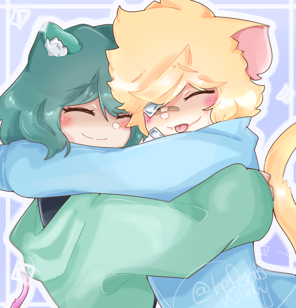 Toe and Rato hugging✨