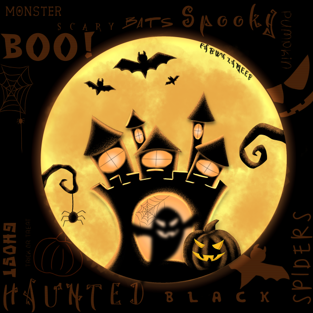 spooky Halloween painting in ibispaint 🎃