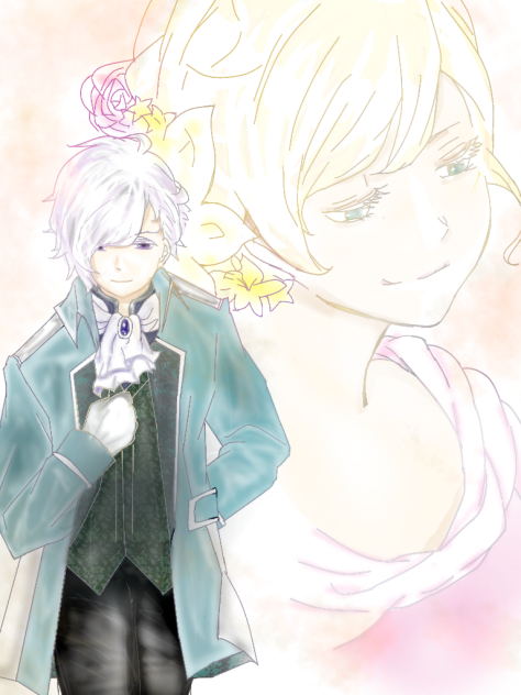 線画。をぬってみた。