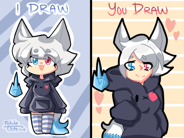 I draw you draw Collab thing - ibisPaint