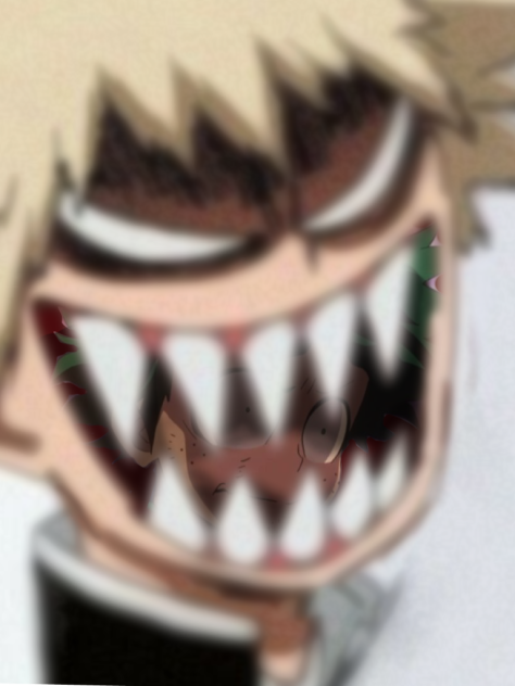Bakugo eating Izuku