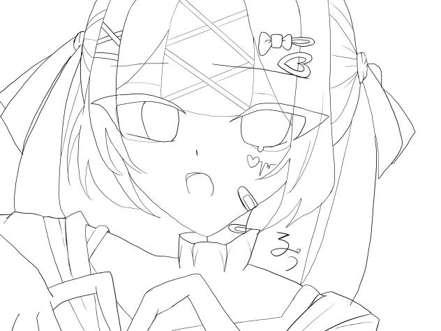 線画です！