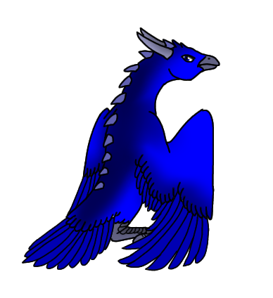 Blue Parrot Dragon