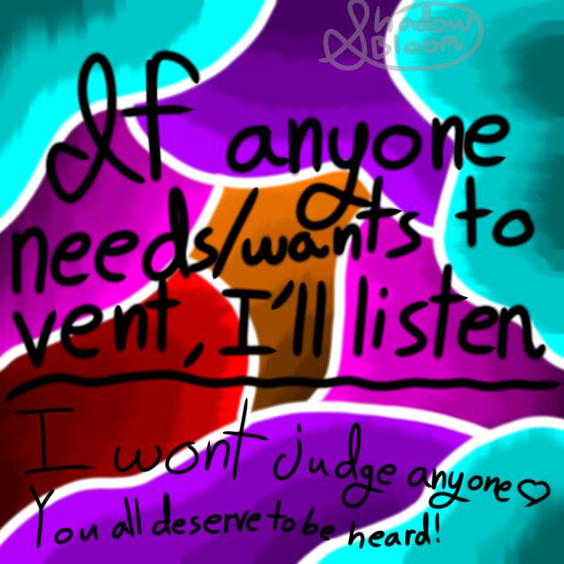 Vent if you want