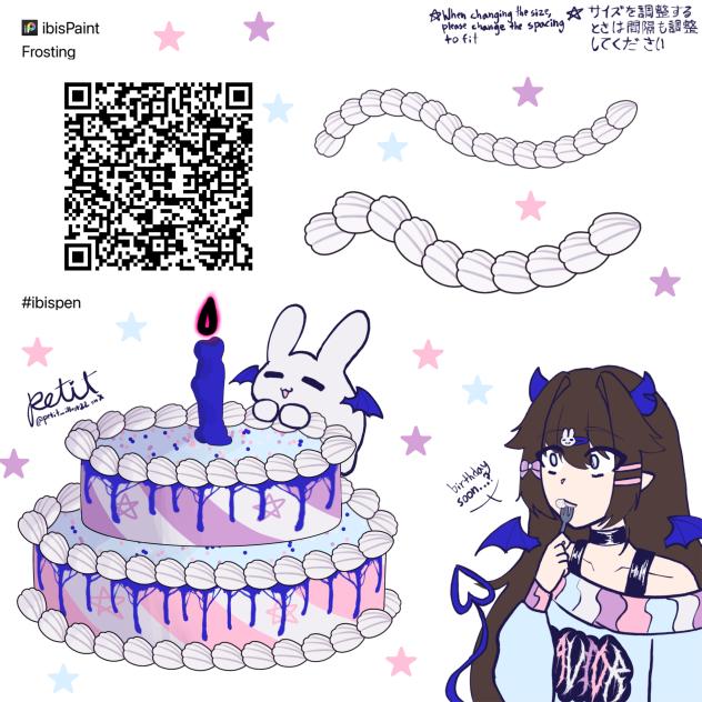 frosting brush 💙🧁 - ibisPaint