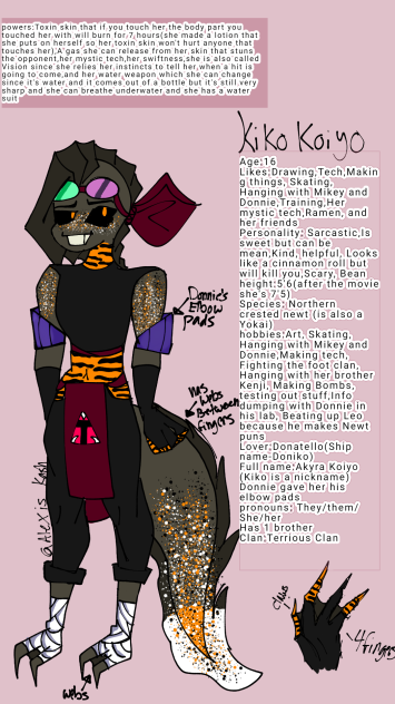 Kiko ref sheet