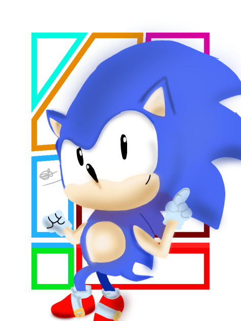 classic sonic - ibisPaint