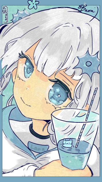 blue! my dtiys for lana...🩵💙🍋