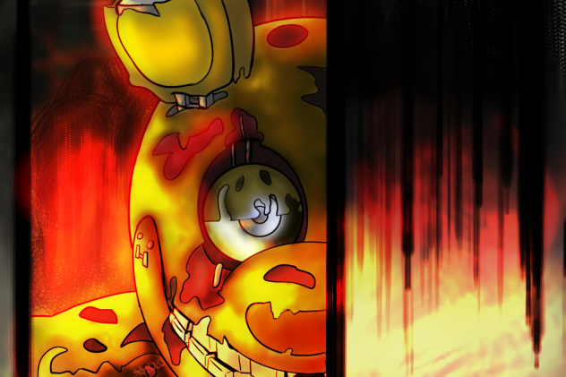 Burnt Out (FNAF VR SPEEDPAINT) - ibisPaint