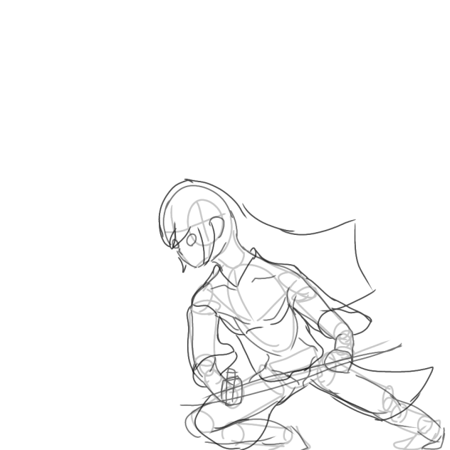 Bad sketch samurai
