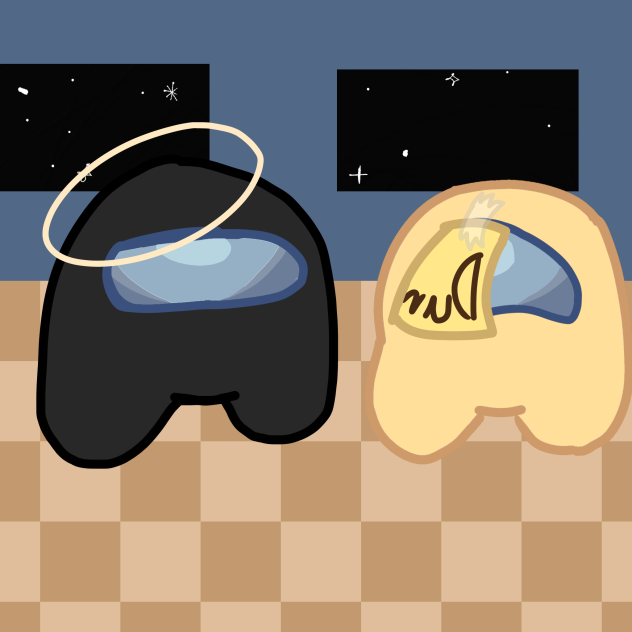 My fav AmongUs in SombodyAmongUs🖤💛