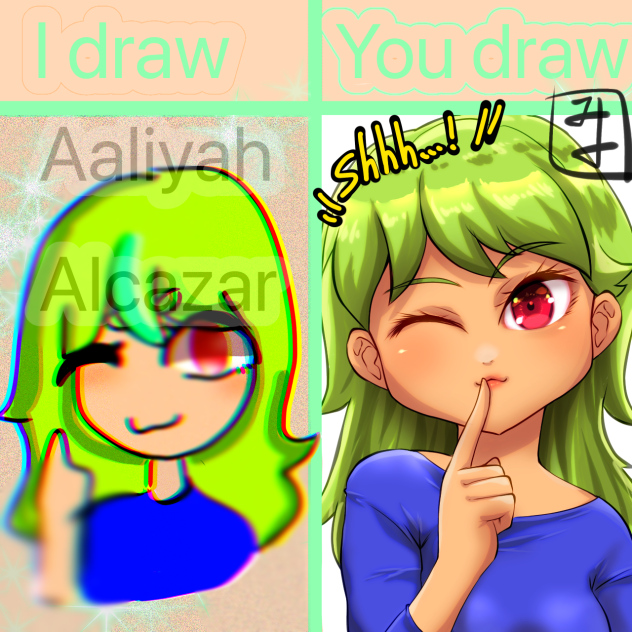 I draw you draw with Aaliyah Alcazar