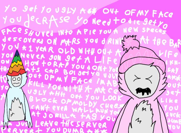 roasting a random kid on gorilla tag