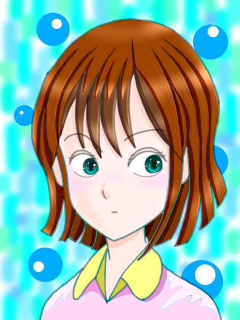 copper hair color girl