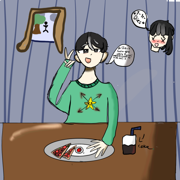 Meeting someone in my school-