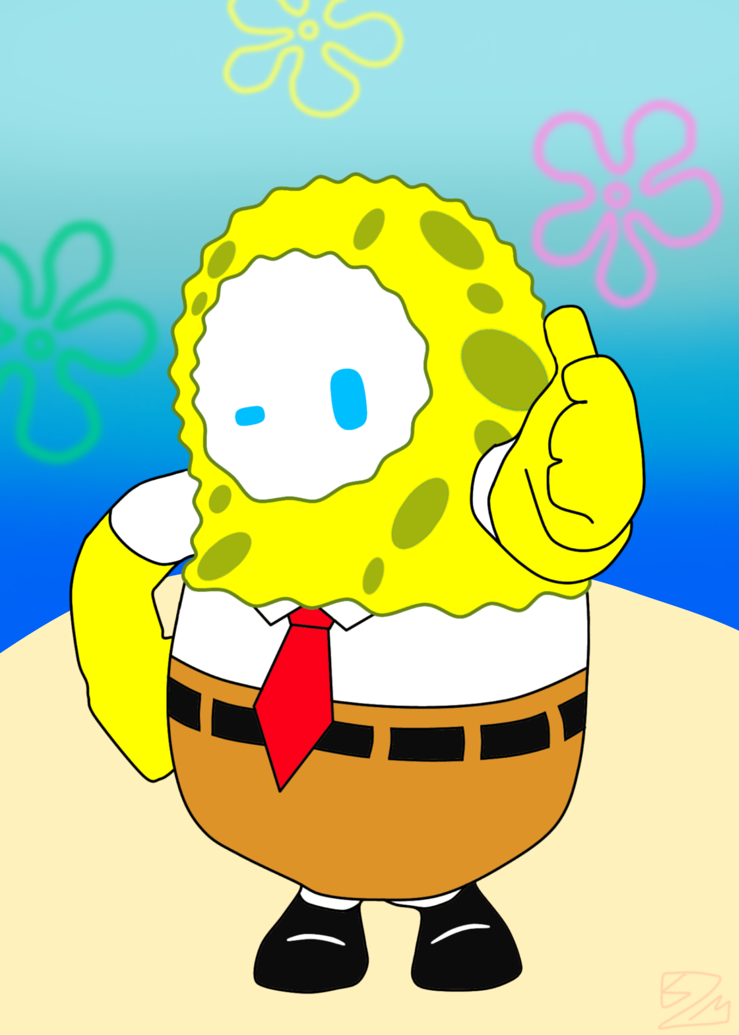 Spongeguy SpongeGuy FallPants - ibisPaint