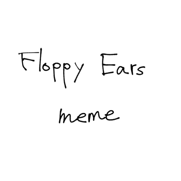 【うちよそオリ棒】Floppy Ears meme