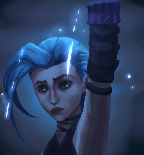 Jinx Lighting The Flare [Arcane]