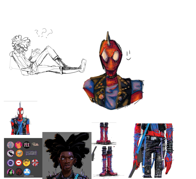 unfinished spider punk