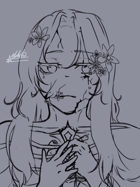 Unfinished drawing buehehe