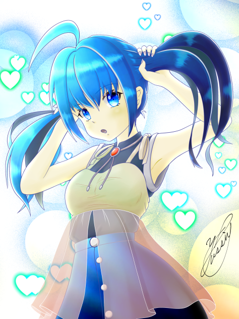 Twintails by hand
