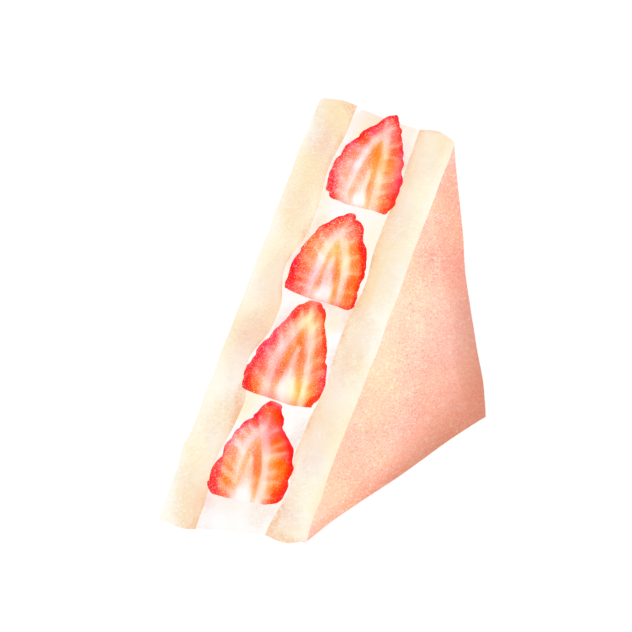 Strawberry sandwich