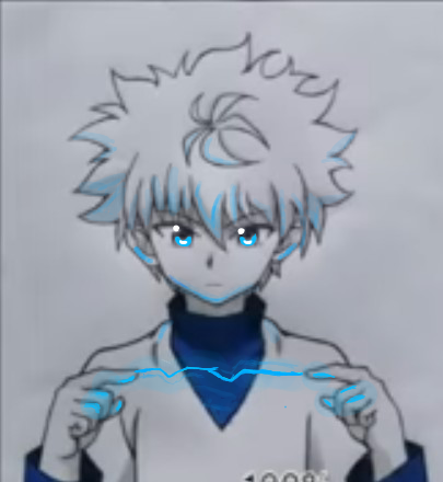 Blue Lightning EFFECT - ibisPaint