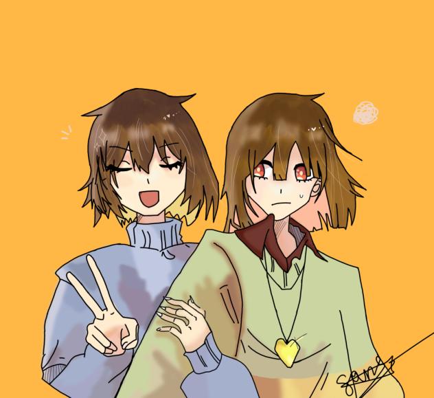 Frisk and Chara