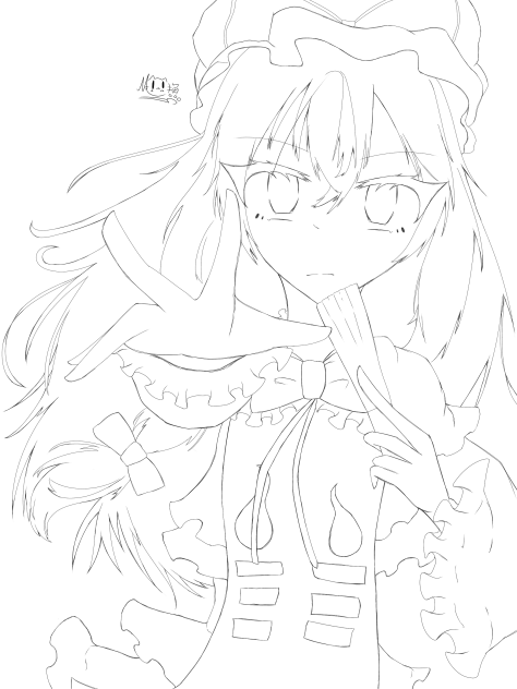 八雲紫(線画)