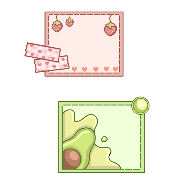 Cute letters  stickers