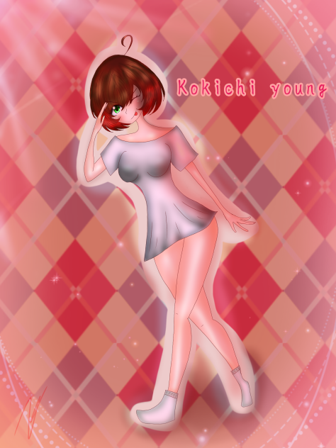 ❤️art trade with kokichi young❤️
