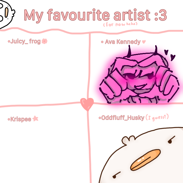 Oddfluff Husky's fav Artists!