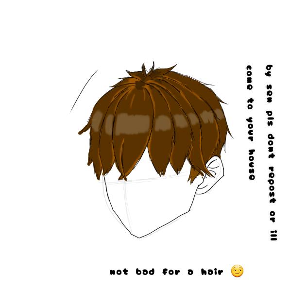 I AM LEARNING HOW TO DRAW HAIR!