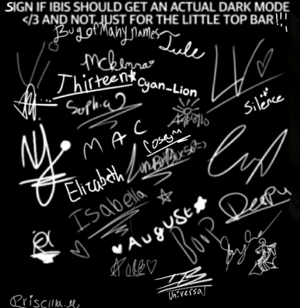Signatures!!