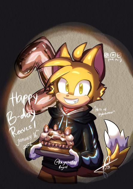 Happy Birthday Reeves!! 🎂🐺✨