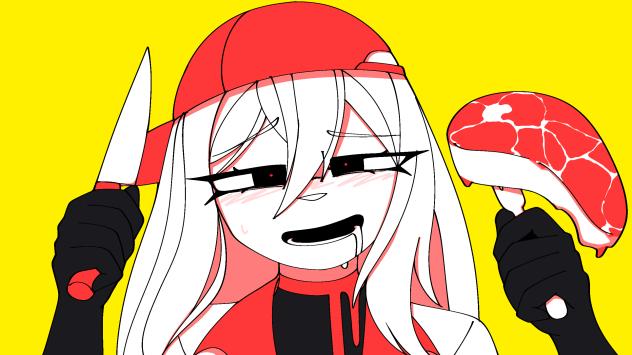 gekiyaku is hungry. feed her People
