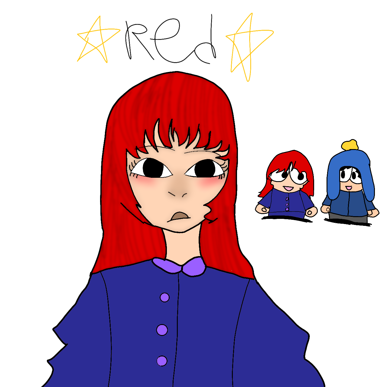 Red Power Cartoon red south park - ibisPaint