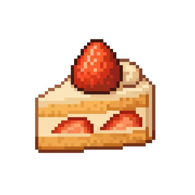 strawberry Cake pixel 2