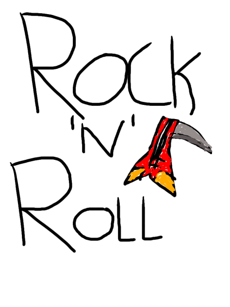 rock n roll t shirt design