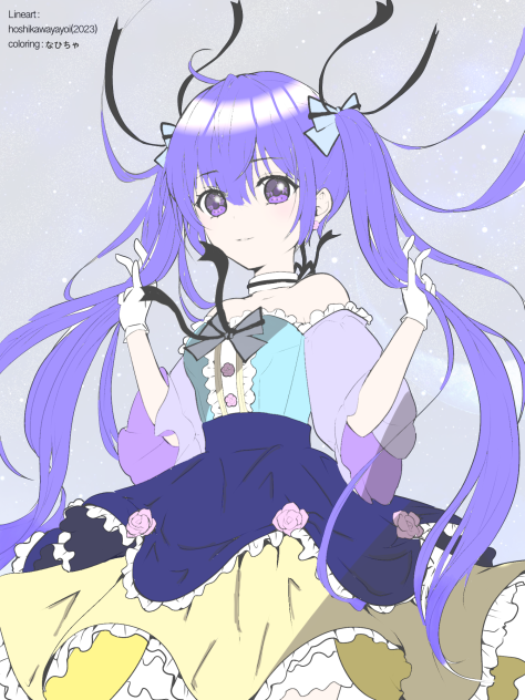 星川ヤヨイさんの塗り絵！