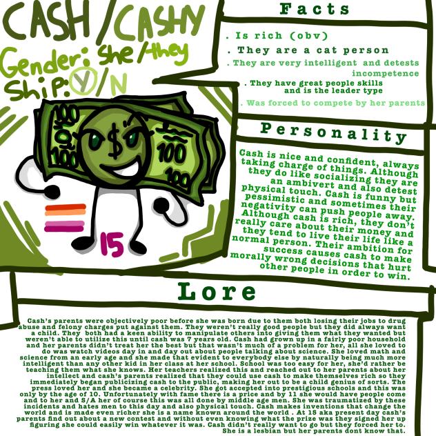 Character for battle for lucky star