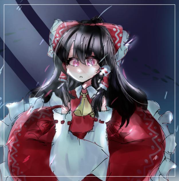 線画が無い霊夢さん（？）