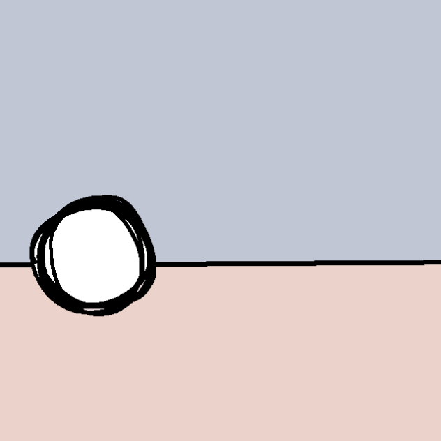 The infinite hopping ball O
