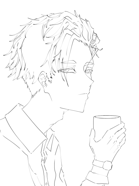 Tired Dude - ibisPaint
